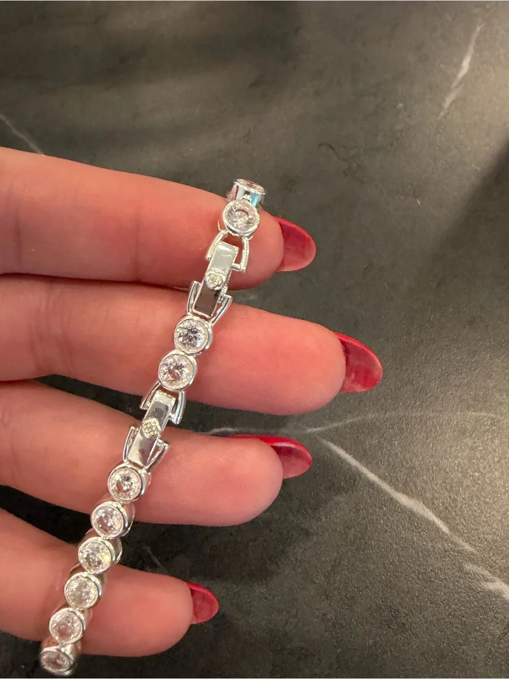 Kendra Scott Silver Tennis Bracelet